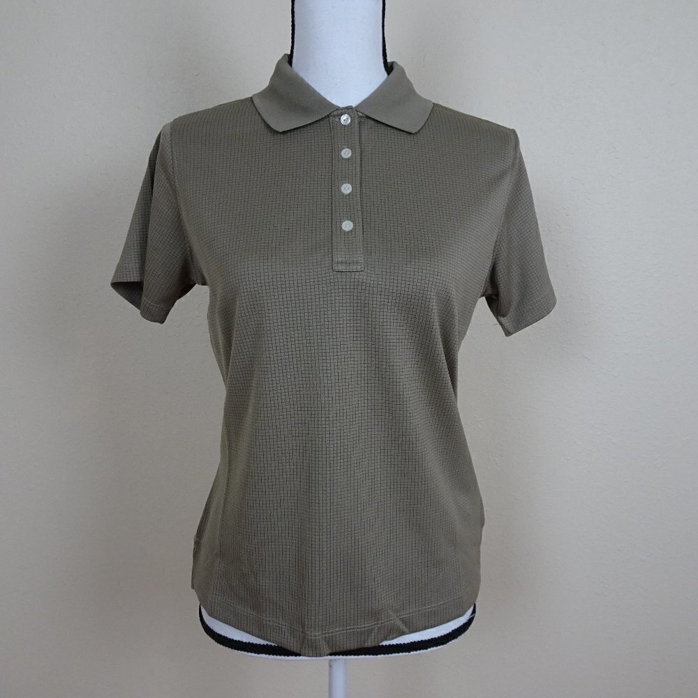 Pebble Beach Polo Shirt Women's Size S Gray Golf Activewear NEW
